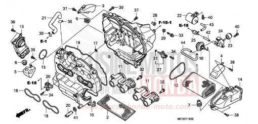 AIR CLEANER CBF600NA9 de 2009